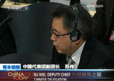 Su Wei, Deputy chief of Chinese Delegation