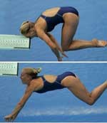 2007年7月，在加拿大蒙特利爾進行的世界游泳錦標賽中發生意外，美國跳水女將切爾西-戴維斯在3米板預賽中出現失誤，頭部撞在跳板上，血染賽場。
