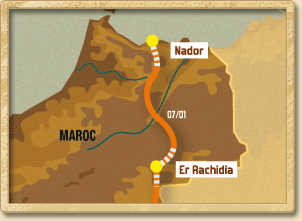 第三階段（01月7日） 納多爾(Nador)——埃爾拉希迪亞(Er Rachidia)