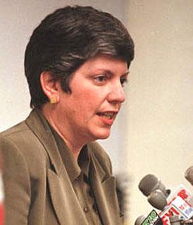 Arizona Governor Janet Napolitano.(Xinhua/Guardian Photo)