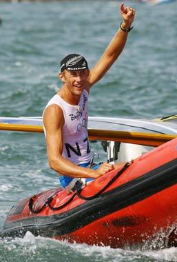 Tom Ashley celebrates his victory. (Photo credit: Clive Mason/Getty Images)