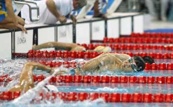 Du Jianping competes.[Xinhua Photo]