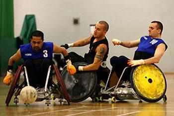 Josie’s male counterparts competing in their league final last year. Josie says she is not treated any differently on the court as a woman.