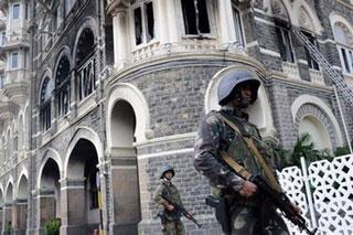 Indian soldiers at the Taj Mahal Hotel in Mumbai.(AFP/File/Pedro Ugarte)