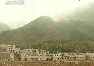 Construction of permanent housing continues in Sichuan for the millions of people made homeless by the earthquake in May last year.