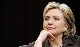 Secretary of State-designate Sen. Hillary Rodham Clinton, D-N.Y., listens to a question as she testifies on Capitol Hill in Washington, Tuesday, Jan. 13, 2009, during her confirmation hearing before the Senate Foreign Relations Committee. (AP Photo/Susan Walsh)