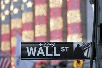 An outside view of the New York Stock Exchange on Wall street. President Barack Obama furiously slammed Wall Street titans who took multi-billion dollar bonuses while taxpayers bailed out their industry as "shameful" and guilty of acute "irresponsibility."(AFP/Getty Images/File)