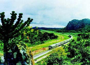 The Tanzania-Zambia Railway stands as just one of over 100 infrastructure projects China has helped to build in Tanzania. 