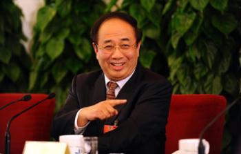 Zhao Qizheng, spokesman of the Second Session of the 11th Chinese People's Political Consultative Conference (CPPCC) National Committee, answers questions from journalists during a news conference on the CPPCC session at the Great Hall of the People in Beijing, capital of China, March 2, 2009. The Second Session of the 11th CPPCC National Committee is scheduled to open on March 3, 2009. (Xinhua/Li Tao)