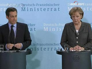 German Chancellor Angela Merkel and French President Nicolas Sarkozy have jointly rejected U.S. calls for more economic stimulus plans.(CCTV.com)