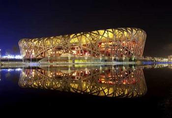 The Bird's Nest and the Water Cube in Beijing and the Oriental Pearl Broadcasting Tower in Shanghai will switch off their lights for one hour on Saturday evening.