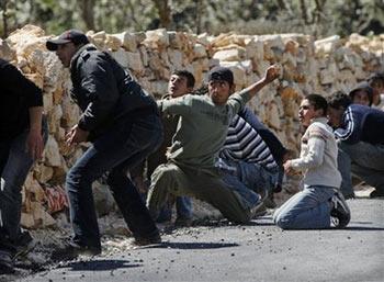 Hundreds of Palestinians clashed with Israeli security forces across the West Bank in weekly anti-barrier demonstrations.