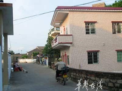 Two-story home in the countryside