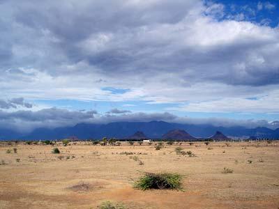 The Agasthiyamalai hills cut off Tirunelveli (India) from the monsoons, creating a rainshadow region