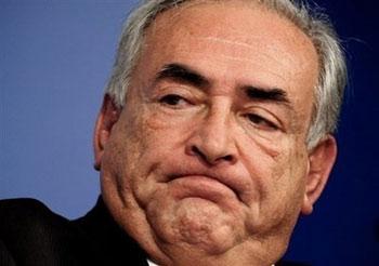 In contrast to Bernanke's optimism, the International Monetary Fund's Dominique Strauss-Kahn thinks prospects are gloomy.