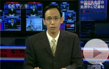 Li Dongwei, CCTV correspondent in Washington 