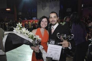 An Argentine couple has danced away all competition to triumph over 36 other pairs from around the world at the World Tango Championships.