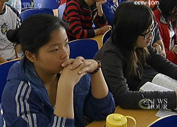 Tens of thousands of Chinese college students are ready to challenge their wit, eloquence, and most importantly, their English. 