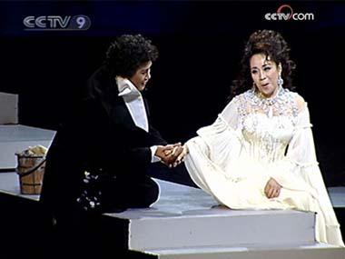 Tosca has made its debut at China's National Center for the Performing Arts.