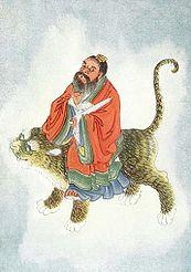 Zhang Daoling as pictured in Myths and Legends of China by E. T. C. Werner