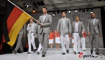 New uniforms of German Olympic team (Photo: sina.com)