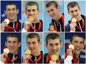 Sunday, Phelps won his 8th Olympic gold medal, touching off a wave of excitement in his home country of America.