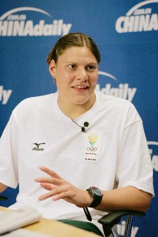 South African swimmer Natalie