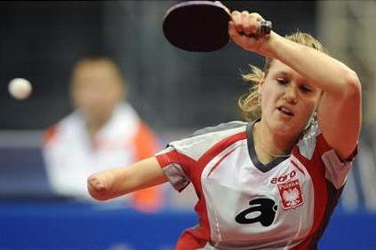 Polish table tennis player Natalia Partyka