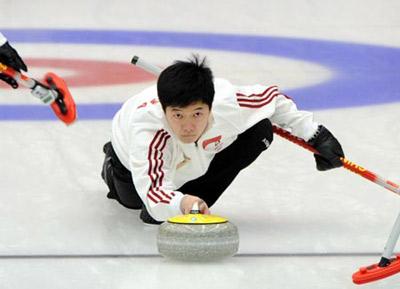  China's men's curling team have made a breakthrough by finishing third after beating Soth Korea.