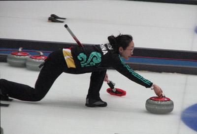 China took the women's curling gold medal in the morning's final against Canada.