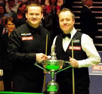 Scotland's John Higgins in  final against Britain's Shaun Murphy