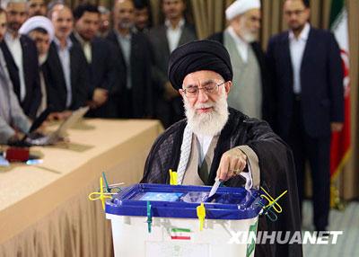 Khamenei, who has the final say in all state matters, urged Iranians to vote early and in a peaceful manner.