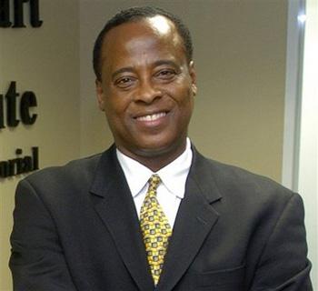 In this July 7, 2006 photo, Dr. Conrad Murray poses for a photo as he opens the Acres Homes Cardiovascular Center at the Tidwell Professional Building, in Houston.(AP Photo/Houston Chronicle)