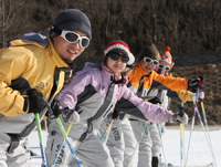 2009年1月22日軍都山滑雪