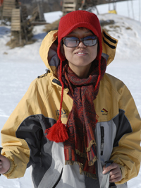 2009年1月22日軍都山滑雪