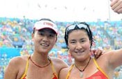 China´s Xue/Zhang beat Brazil to get women´s beach volleyball bronze