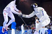 Modern Pentathlon Men´s Fencing Epee one touch match