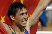 Chinese Zhang Xiaoping wins Olympic light heavy weight (81kg) gold 