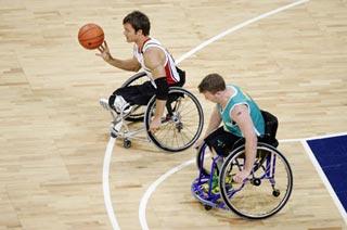 A basketball competition in Paralympic Games (file photo)