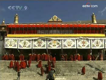 At the Drepung Monastery in Lhasa, many monks say learning the region's past has given them a true understanding of the huge changes that have taken place in Tibet.