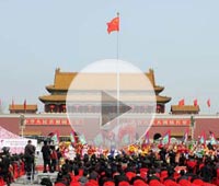 Part 3 - Welcome ceremony at Tian´anmen Square is ready