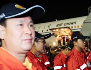 中國救援隊抵達印尼