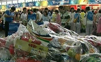 This "Superstore" at the Olympic Green in Beijing carries over 10-thousand different items. 