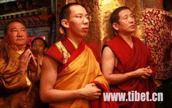 The 11th Panchen Lama has toured the construction site of the Tibetan Buddhist Institute in Lhasa.