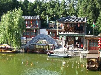 Suzhou Street - A reconstructed ancient village in the Summer Palace grounds.