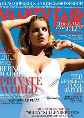 Vanity Fair put Jessica Simpson on the cover of its June issue. In the interview to the mag, Simpson has talked about her high and low points-everything from the state of her singing and movie careers to her romance with a certain Dallas Cowboys quarterback Tony Roma.[Photo: yule.sohu.com]