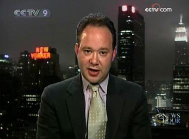 APTN correspondent Nathan King.(CCTV.com)