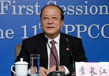 Minister of the General Administration of Quality Supervision, Inspection and Quarantine (AQSIQ) Li Changjiang.