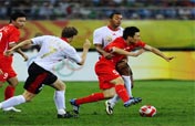 Belgium beat nine-man China 2-0 at Olympic soccer match