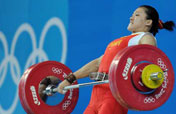 Chinese Cao Lei wins women´s 75kg weightlifting gold